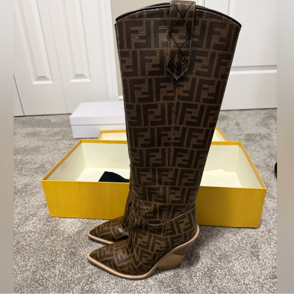 Fendi cowboy boots